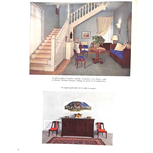 1940s "Decoration De France: Appartements Et Hotels Particuliers" 1949 Carlhian, Andre For Sale - Image 5 of 11