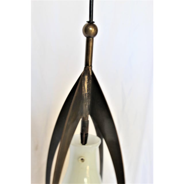 2000 - 2009 Mid-Century Modern Style Pendant For Sale - Image 5 of 10