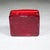 Red Mid-Century Italian Mongrammed Humpback Calfskin Trinket Box c.1960 For Sale - Image 8 of 8
