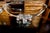 This is a great pair of Steuben Glass mid-century blown glass footed bowls. Both bowls are in overall very good original...