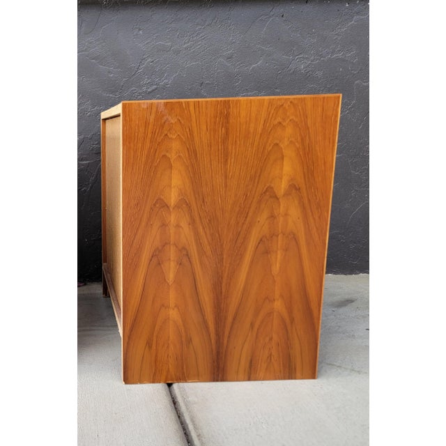 Wood Teak Danish Modern Night Stands - A Pair For Sale - Image 7 of 14