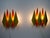 Vintage Danish Diamond Wall Lamps by Svend Aage Holm Sørensen for Holm Sørensen & Co., 1960s, Set of 2 For Sale - Image 14 of 14