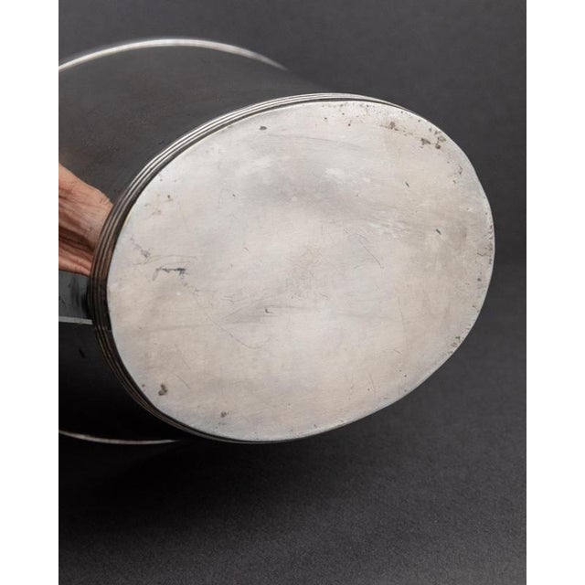 Vintage Silver-Plated Champagne Cooler, 1940s For Sale - Image 10 of 11