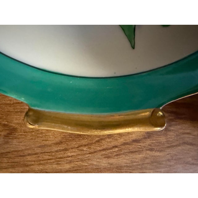 Noritake Vintage Noritake Japanese Porcelain Handpainted Plate For Sale - Image 4 of 6