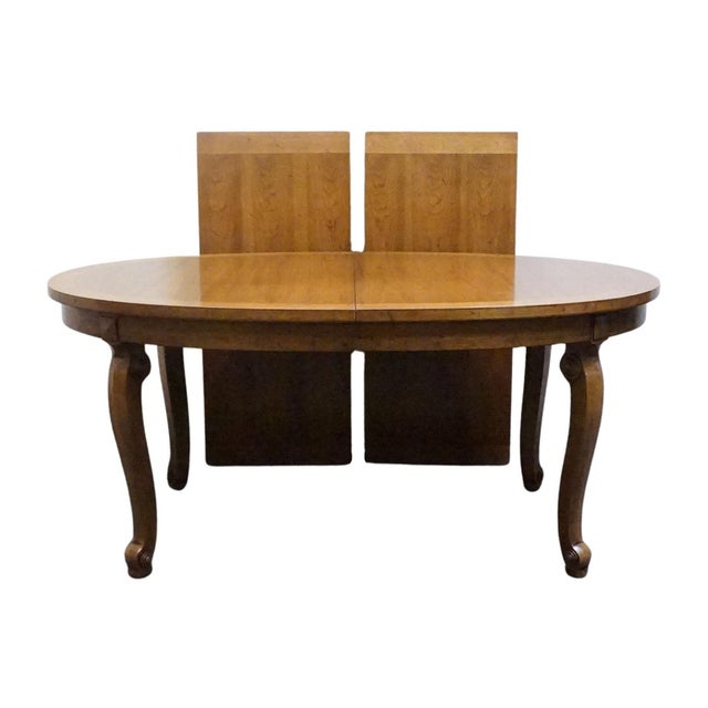 1970s Thomasville Furniture Legendary Collection Spanish Mediterranean Style 104" Oval Dining Table 3721-752 For Sale - Image 5 of 10