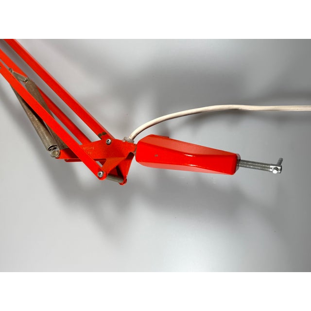 1960s Space Age Scissor Desk Lamp in Metal, 1960s For Sale - Image 5 of 12