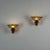 An exceptionally refined pair of Art Deco wall sconces designed by Aureliano Toso for Toso Venezia during the 1940s,...