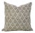Fabdivine Handcrafted Block Print Cushion Cover 24x24 Inch Viscose Linen-Pan Patti For Sale