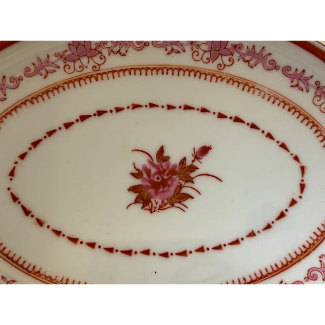 Nouvelle Compagnie Des Indes Apponyi Purple Porcelain Serving Dish, Hand-Painted For Sale - Image 12 of 12
