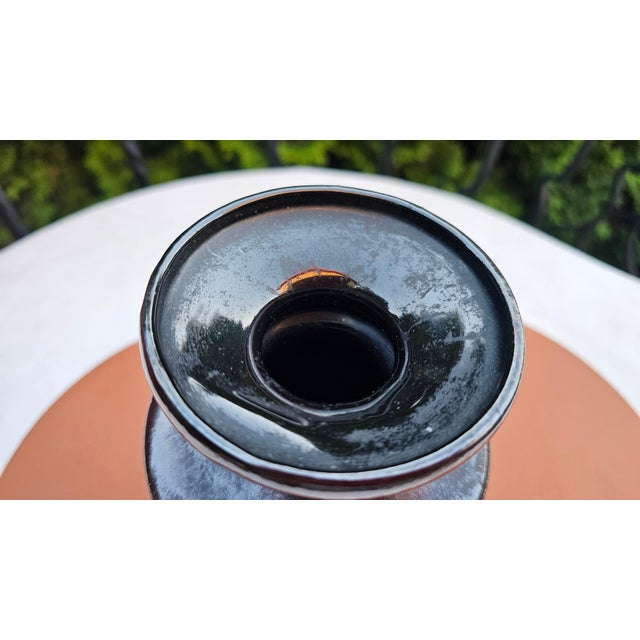 1960s Vintage German Ceramic Vase in Fat Lava from Scheurich, 1960s For Sale - Image 5 of 9