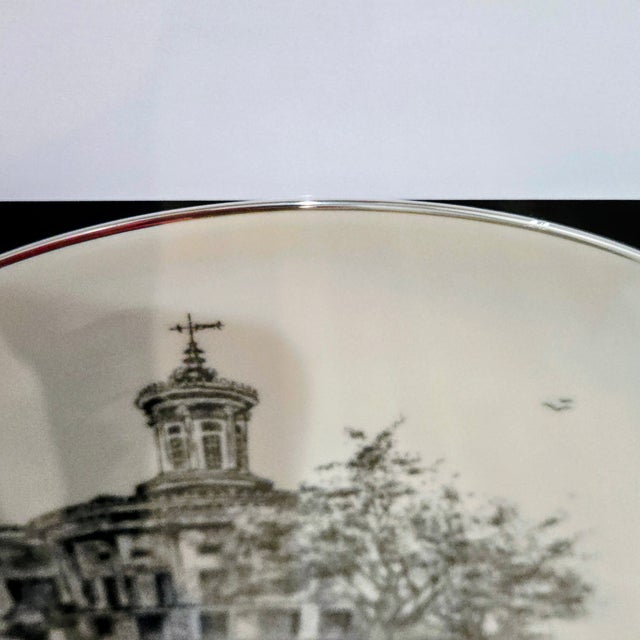 Ceramic Framed Lenox “The Old Philadelphia Exchange, 1834” Plate – Delaware Fund Series For Sale - Image 7 of 12