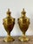 Vintage Swag Brass Lidded Urns - A Pair For Sale - Image 4 of 12