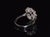 Gia Certified 3.15ct No-Heat Purple Pink Sapphire & Diamond 18k Gold Halo Ring, Size 6.5 For Sale - Image 4 of 18