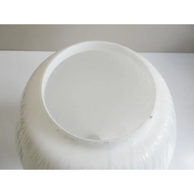 Metal Drop Shape Glass Pendant Lamp, 1950s For Sale - Image 7 of 11