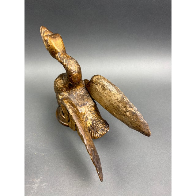 Louis XVI Gilded Wood Swan Sculptures, Italy, 18th Century, Set of 2 For Sale - Image 13 of 14