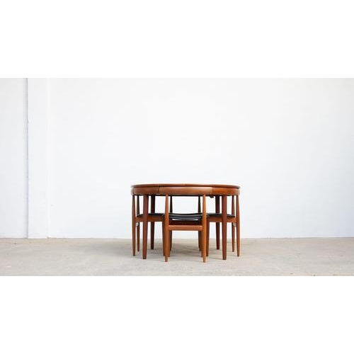 Roundette Dining Table and Chairs by Hans Olsen for Frem Røjle, 1960, Set of 5 For Sale - Image 11 of 11