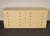 Vintage Ten Drawer Dresser Debonaire Cabinet With Brass X Pulls by Paul Frankl For Sale - Image 17 of 18