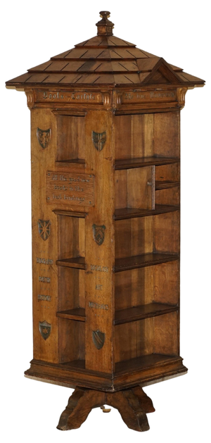 Tabard Inn Revolving Bookcase by Seymour Easton, 1916