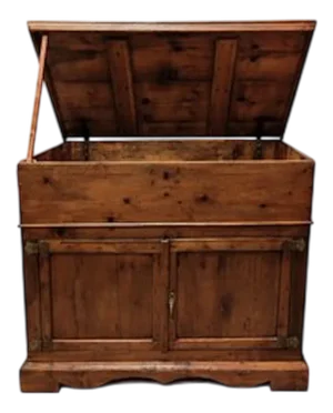 Walnut Stained Fir Sideboard, 1980s