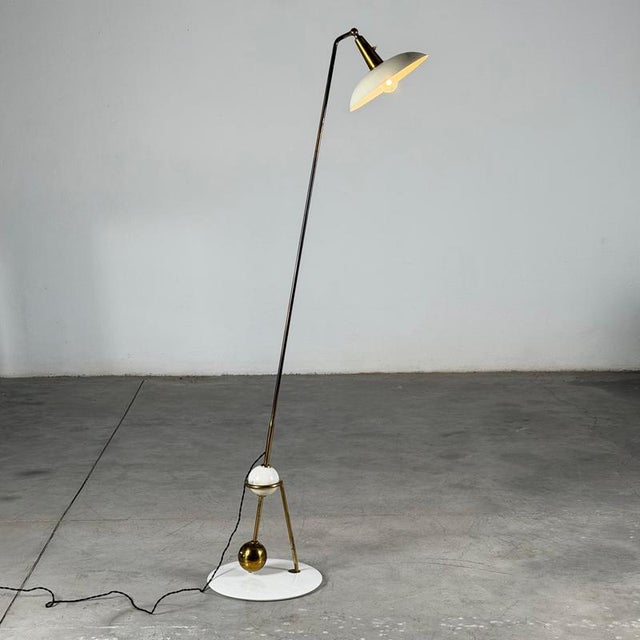 Gino Sarfatti Model 1036 Floor Lamp by Gino Sarfatti for Arteluce, 1940s For Sale - Image 4 of 18