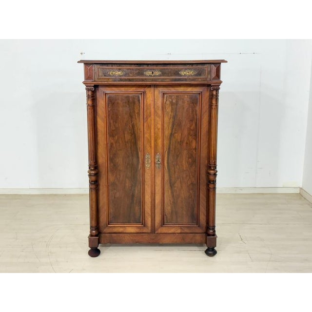 Antique Gründerzeit Cabinet in Wood, 1900 For Sale - Image 13 of 13