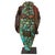Vintage Tibetan headdress: Measures:11" x 12" x H 21". Weighs 10 LBS.