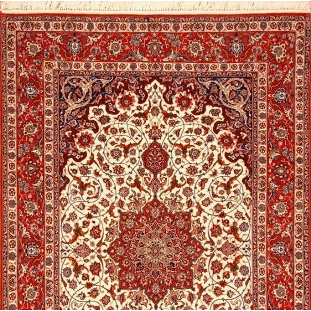 Hand-knotted oriental rug | Size: 239cm x 155cm | Knot density: approx. 800,000 knots/m² | Material: 95% natural wool, 5%...