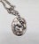 Vintage 1950s Signed Napier Silvertone Stylized Leaves Pendant Necklace For Sale - Image 12 of 12