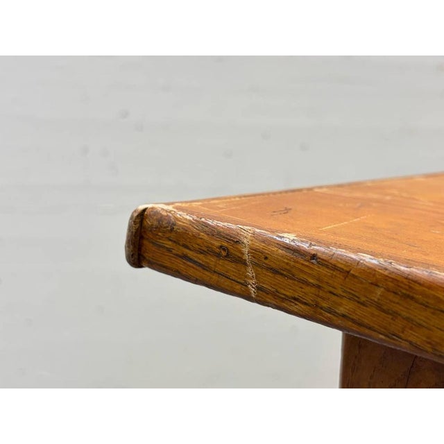Farmhouse Wooden Table in Softwood, 1960s For Sale - Image 12 of 17