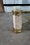 Vintage Italian Regency Travertine Stone Brass & Glass Coffee Cocktail Table 44" For Sale - Image 10 of 12