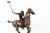 1980s Polo Player Galloping Horse Sculpture, 20th Century, Bronze For Sale - Image 5 of 14