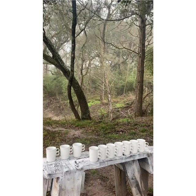 David Gil Organic Modern David Gil “Trigger” Bennington Potters Mugs, Set of 10 For Sale - Image 4 of 10