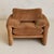 Italian Maralunga Brown Velvet Armchair by Vico Magistretti for Cassina, 1970s For Sale - Image 9 of 10