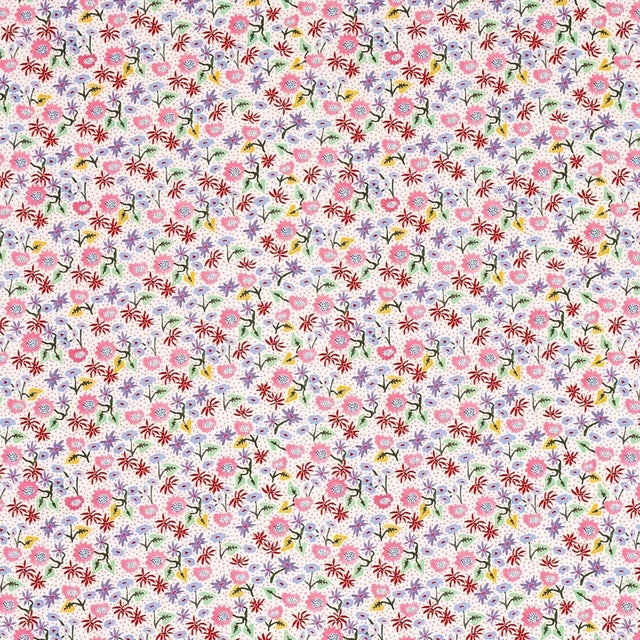 2020s Schumacher x Happy Menocal Calico Fabric In Sprezzatura For Sale - Image 5 of 5