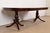 Baker Furniture Company Baker Furniture Style Georgian Banded Mahogany Double Pedestal Extension Dining Table, Newly Refinished For Sale - Image 4 of 14
