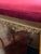 Ruby Merlot 2p Import French Silk Velvet Fabric Vintage Settee Sofa + Bench Set For Sale - Image 10 of 12