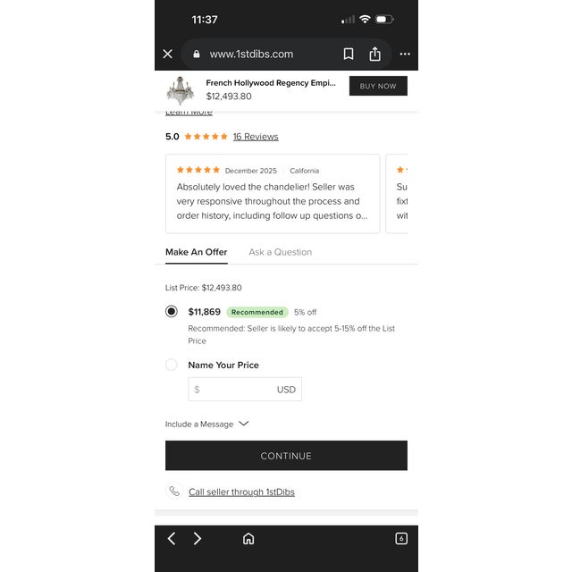 Antique Crystal Chandelier For Sale In New York - Image 6 of 7