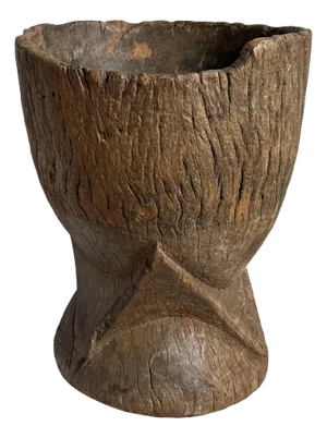 Vintage Guinea Wood Large Pestle Bowl