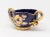 Vintage Italian Pottery Decorative Handled Bowl in Navy With Gold Decoration For Sale - Image 14 of 15