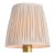 Visual Comfort Signature 6" Pleated Champagne Silk Shade For Sale