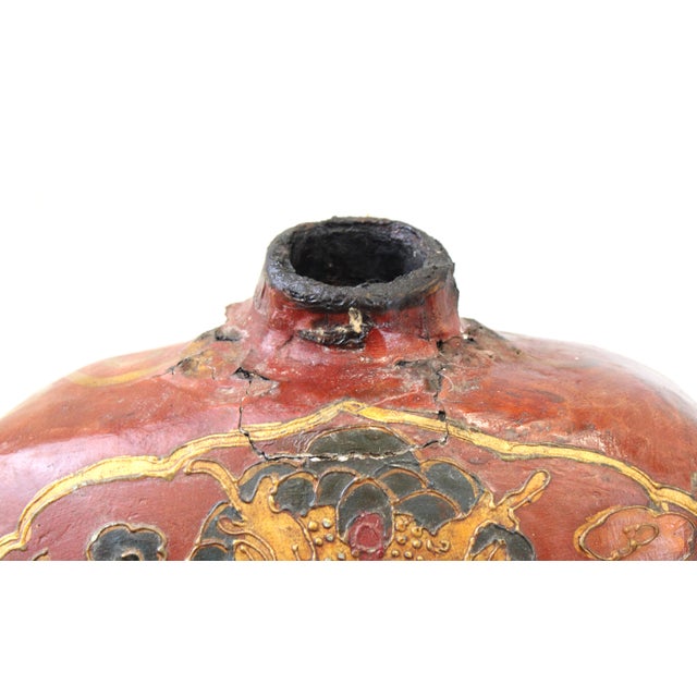 Vintage Dragon Design Oil Storage Vessel For Sale - Image 11 of 14