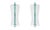 1960s Model 1537 Wall Lights in Sandblasted and Chiselled Glass and Brass by Max Ingrand for Fontana Arte, 1960s, Set of 2 For Sale - Image 5 of 5