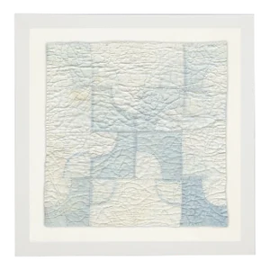 Quilt Square III Print in White Shadowbox - 31" x 31"