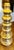 Mid 20th Century Brass Toned Turned Lamp For Sale - Image 10 of 10