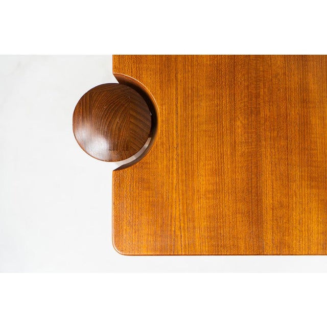 Brown Sculptural Coffee Table by Arne Vodder For Sale - Image 8 of 12