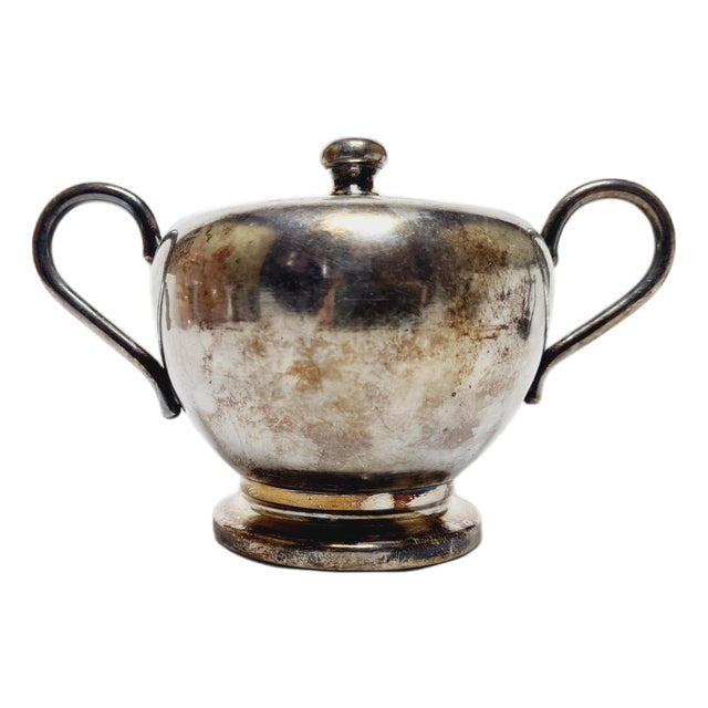 Art Deco Sugar Bowl from Hefra, Poland, 1970s For Sale