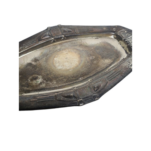 Art Nouveau Tray, Former Czechoslovakia, 1900s For Sale - Image 6 of 8