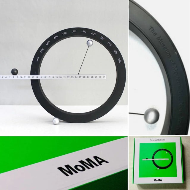 Mid-Century Modern MoMA Gideon Dagan Perpetual Calendar For Sale - Image 3 of 18