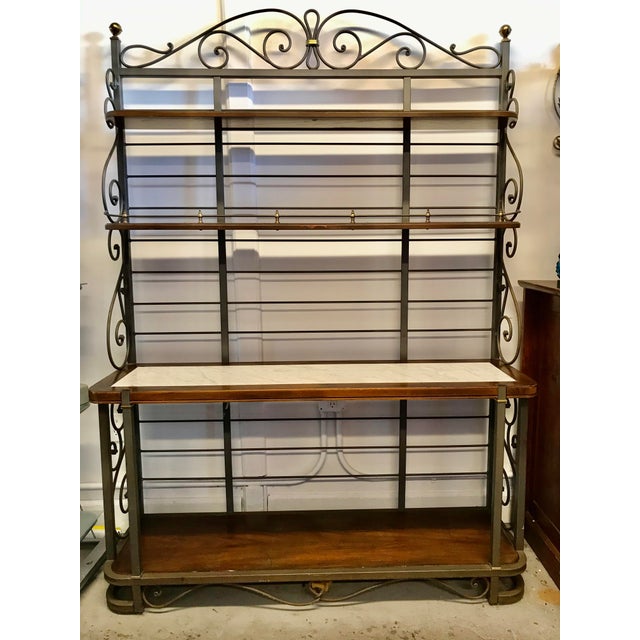 Drexel Heritage Marble Bakers Rack Chairish