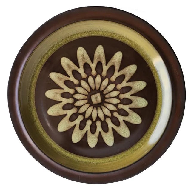 1970s Vintage 12" Chop Plate Regency by Casual Ceram For Sale - Image 5 of 11